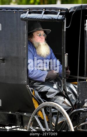 Amish lifestyle in and around Sugarcreek and Millersburg Ohio OH Stock Photo