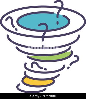 Rapid ideation RGB color icon Stock Vector
