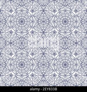 Snowflakes seamless vector pattern Abstract background Stock Vector