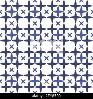 Seamless pattern with stars. Monochrome Background Stock Vector