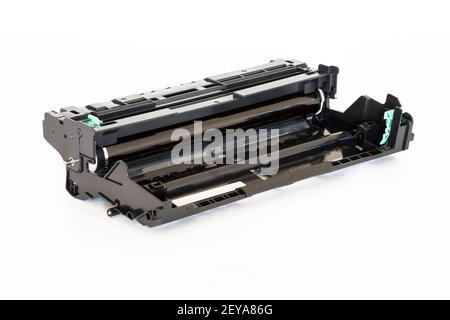 Laser printer drum and toner cartridge Stock Photo