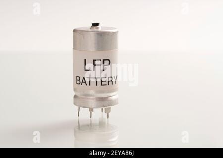 Lithium iron phosphate battery Stock Photo