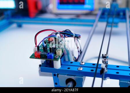 Optical physics laboratory Stock Photo