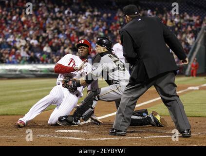 Pittsburgh Pirates catcher Russell Martin (55) during game against the New  York Mets at Citi Field in Queens, New York; May 12, 2013. Pirates defeated  Mets 3-2. (AP Photo/Tomasso DeRosa Stock Photo - Alamy