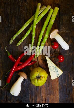 Healthy Organic Vegetables Still life Art Design Stock Photo - Alamy