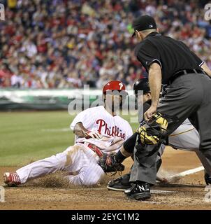 Pittsburgh Pirates catcher Russell Martin (55) during game against the New  York Mets at Citi Field in Queens, New York; May 12, 2013. Pirates defeated  Mets 3-2. (AP Photo/Tomasso DeRosa Stock Photo - Alamy