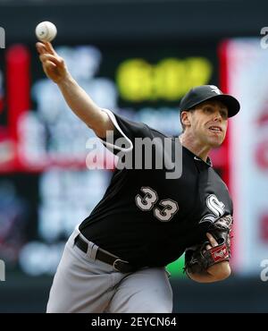 Chicago White Sox starter Dylan Cease waits to pitch during the second  inning of the team's baseball game against the Houston Astros on Tuesday,  Aug. 16, 2022, in Chicago. (AP Photo/Charles Rex