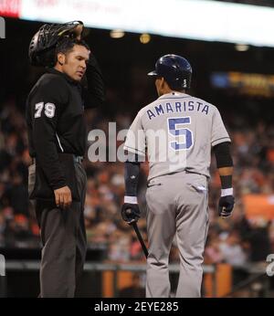 Pittsburgh Pirates catcher Russell Martin (55) during game against the New  York Mets at Citi Field in Queens, New York; May 12, 2013. Pirates defeated  Mets 3-2. (AP Photo/Tomasso DeRosa Stock Photo - Alamy