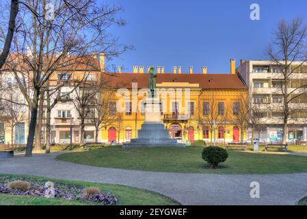 Szeged streetscape, Hungary Stock Photo