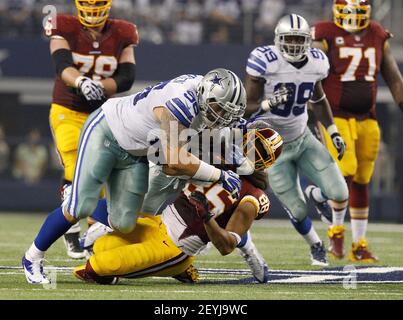 Dallas Cowboys tight end Nick Eubanks (47) runs with the ball during an NFL  football practice in Frisco, Thursday, June 3, 2021. (AP Photo/Michael  Ainsworth Stock Photo - Alamy