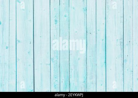 Light blue painted old planks texture background Stock Photo