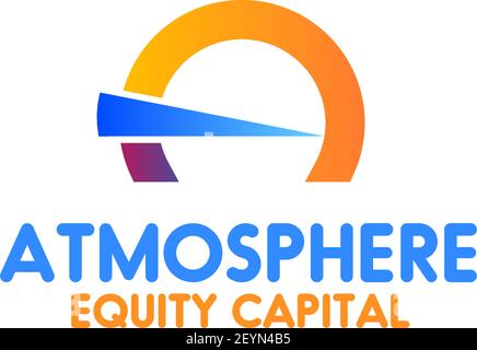 Atmosphere equity capital vector icon isolated on white background. Concept of income increase or investing strategy. Private banking concept, vector Stock Vector