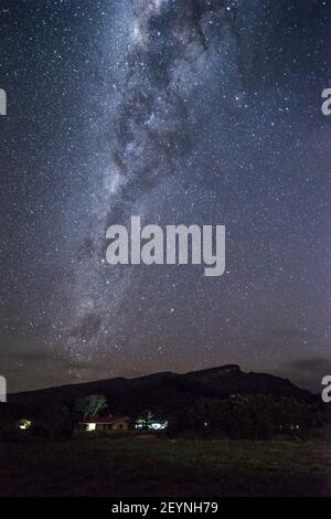 Shot of a starry sky at night - perfect for wallpaper Stock Photo - Alamy