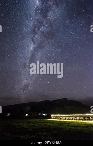 Shot of a starry sky at night - perfect for wallpaper Stock Photo - Alamy