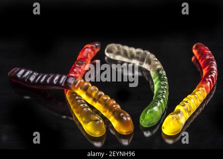Colorful Group of Snakes Stock Photo