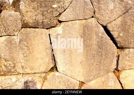 Turkey  and cracked    old wall Stock Photo