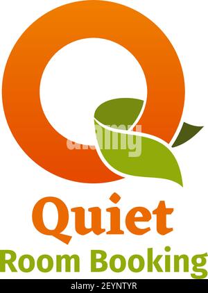 Quiet room booking vector icon isolated on a white background. Concept of traveling and hotel apartments. Living room for tourists, hotel concept crea Stock Vector