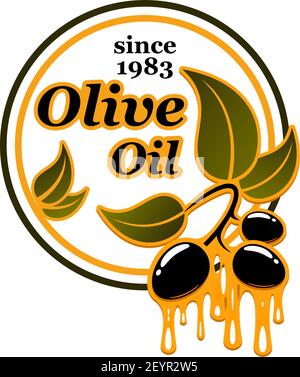Extra virgin oil drop icon outline vector. Olive food. Vegetable jar ...