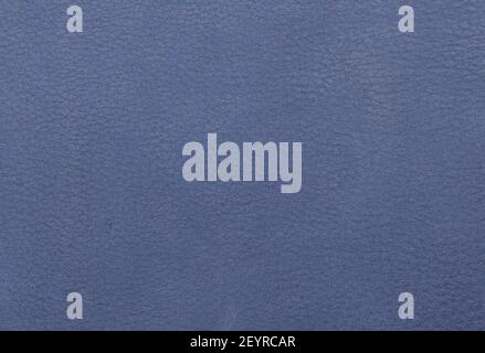 Full frame blue natural leather background with space for copy  Stock Photo