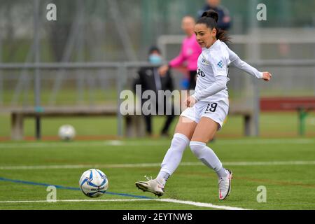 Lugano, Switzerland. 06th Mar, 2021. Riana Fischer (#14 FC Zuerich) during  the Axa Womens Super League match between FC Lugano and FC Zuerich at  Cornaredo Stadium in Lugano, Switzerland Credit: SPP Sport