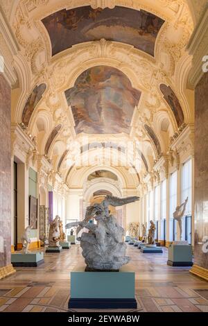 Interior Gallery of Petit Palais, Paris, France Stock Photo
