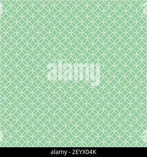 Abstract seamless pattern, geometric background made from circles, repeating elements, red wallpaper Stock Vector