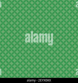 Abstract seamless pattern, geometric background made from circles, repeating elements, red wallpaper Stock Vector