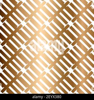 Abstract vector golden geometric seamless pattern. Background Stock Vector