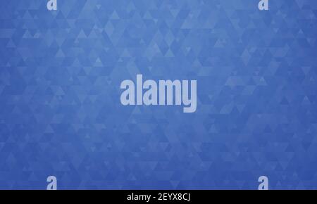 Abstract geometric background, pattern of triangles in navy blue, design for poster, banner, card and template. Vector illustration Stock Vector