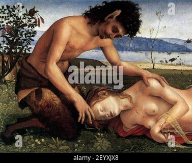 Piero di cosimo, morte di procri 02. Stock Photo