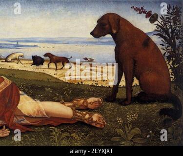 Piero di cosimo, morte di procri 03. Stock Photo