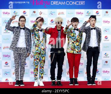 23 September 2012 - Gyeongju, South Korea : South Korean K-Pop 