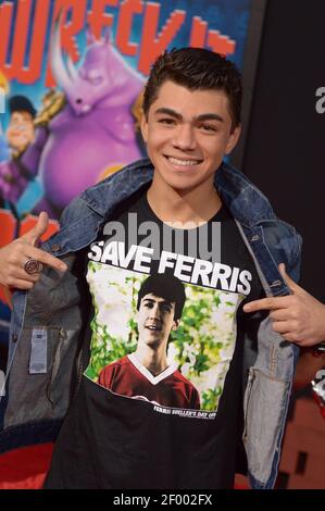Adam Irigoyen at the premiere of 'Wreck-It Ralph' held at El Caputan