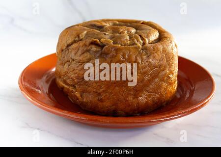 Portuguese easter cake called Folar Algarvio de Olhao Stock Photo