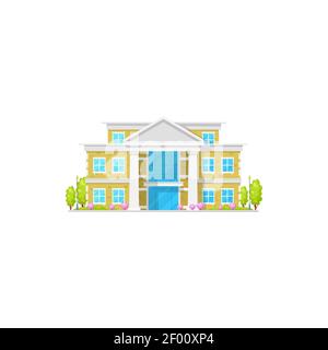 Large single storey house icon, cartoon style Stock Vector Image & Art ...