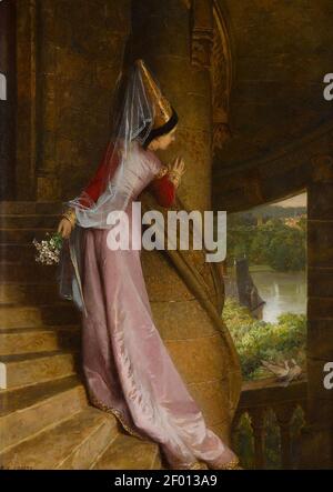 Pierre-Charles Comte - The secret rendezvous. Stock Photo
