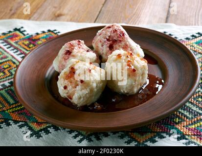 Balls with Cottage Stock Photo