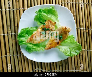 Turkish thyme chicken Stock Photo