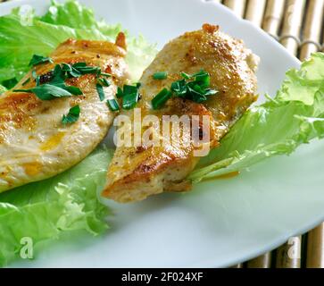 Turkish thyme chicken Stock Photo