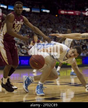 North Carolina's Tyler Zeller (44) gets a dunk against Washington during  the third round of the men's NCAA basketball tournament at Time Warner  Cable Arena in Charlotte, North Carolina, Sunday, March 20