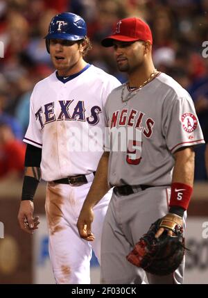 Texas Rangers' Josh Hamilton during a baseball game against the Baltimore  Orioles Friday, July 9, 2010, in Arlington, Texas. (AP Photo/Tony Gutierrez  Stock Photo - Alamy