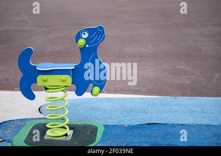 solitaire playhorse in the park Stock Photo