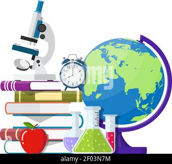 Education and study learning concept. Stock Vector