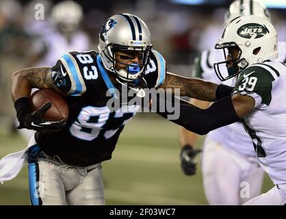 Washington Commanders wide receiver Kyric McGowan (83) in action during the  second half of a preseason NFL football game against the Carolina Panthers,  Saturday, Aug. 13, 2022, in Landover, Md. The Panthers