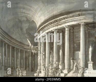 Pietro di Gottardo Gonzaga - Stage-set Design Stock Photo