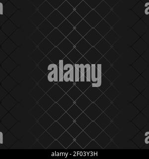 Luxury black metal gradient background with geometric seamless pattern Stock Vector