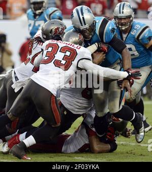 16 September 2012: Tampa Bay Buccaneers defensive end Michael Bennett (71)  during a week 2 NFL NFC matchup between the Tampa Bay Buccaneers and New Yo  Stock Photo - Alamy