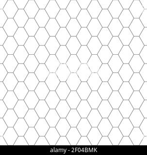 Seamless geometric pattern. Average thickness lines. Black color lines on white background. Stock Vector