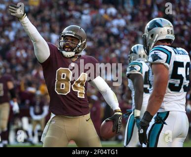 Washington Redskins' Niles Paul celebrates a Tennesee Titans