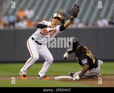 Pittsburgh Pirates' Ronny Cedeno during spring training baseball practice,  Sunday, Feb. 20, 2011, in Bradenton, Fla. (AP Photo/Eric Gay Stock Photo -  Alamy